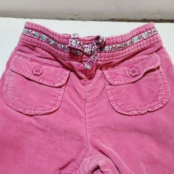 Baby Gap Pink Boho Foldover Front Pocket Snap Away Baby Girl Pants 18-24 mths - Picture 3 of 9